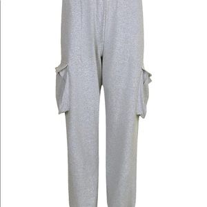Baggy Jogger Cargo Sweatpants With Three Pockets.